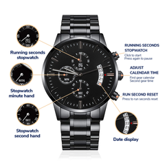 Iron Sharpens Iron (Proverbs 2717) – Men's Watch